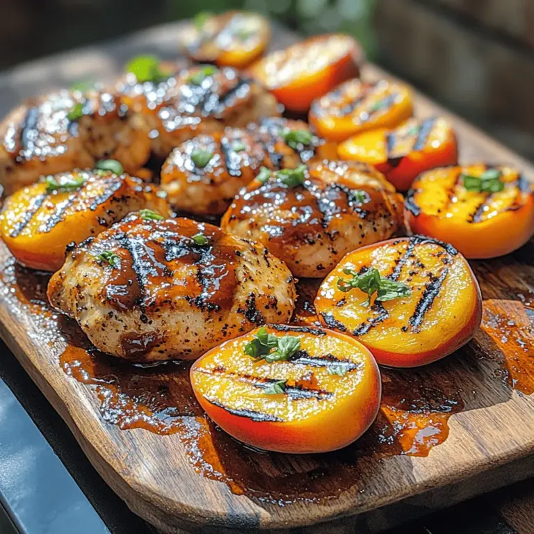 As the sun shines brighter and the days grow longer, nothing epitomizes summer quite like the tantalizing aroma of grilled meats wafting through the air. One dish that has become a quintessential summer favorite is Grilled Peach BBQ Chicken. This delightful recipe effortlessly marries the lush sweetness of ripe peaches with the savory, smoky flavors of BBQ chicken, creating a unique culinary experience that is sure to impress family and friends alike.