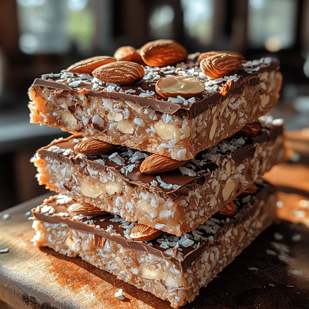 Coconut and chocolate desserts have long captivated taste buds, offering a delightful blend of flavors that evoke indulgence and comfort. From chocolate-covered coconut confections to creamy coconut cakes, the combination of these two ingredients creates a rich and satisfying treat that appeals to sweet lovers of all ages. Among these scrumptious creations, Almond Joy Coconut Bars stand out as a decadent delight that seamlessly marries the sweet, tropical essence of coconut with the rich, smooth taste of chocolate and the satisfying crunch of almonds.