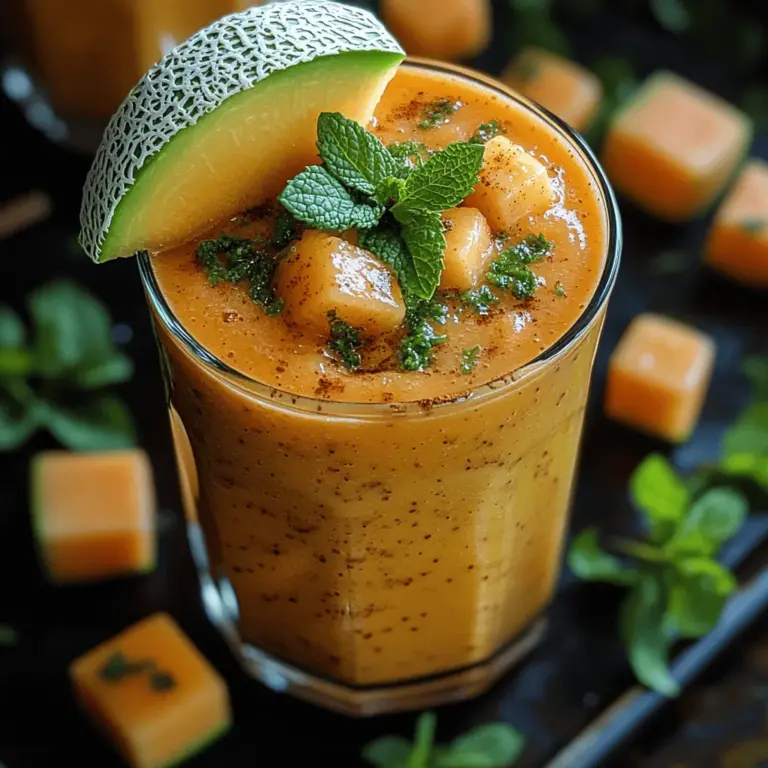 Smoothies have become a staple in many households, offering a quick and nutritious option for breakfast, a mid-day snack, or even a post-workout recovery drink. The versatility of smoothies lies in their ability to blend flavors, textures, and nutrients into a single glass, making them an appealing choice for anyone looking to boost their health while enjoying delicious flavors. One standout recipe that embodies this refreshing trend is the Melon Bliss Smoothie.