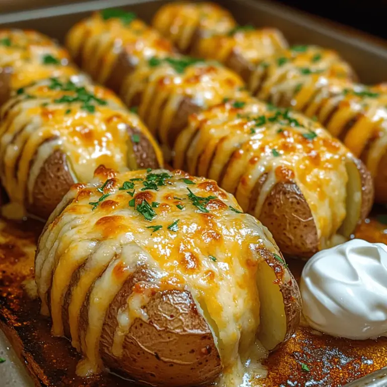 Hasselback potatoes have rapidly become a favorite in kitchens around the world, and for good reason. This unique cooking technique not only elevates the humble potato into a visually stunning dish but also allows for an explosion of flavors that can turn any meal into a gourmet experience. The concept of Hasselback potatoes originated in Sweden, where they were first introduced at the Hasselbacken restaurant in Stockholm in the 1700s. The original dish featured thinly sliced potatoes baked to perfection, achieving a delightful combination of crispy edges and soft, fluffy interiors.