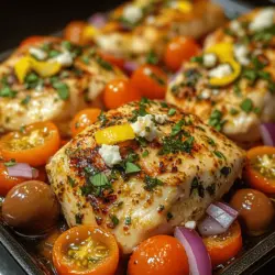 When it comes to weeknight dinners that are both easy to prepare and bursting with flavor, few dishes can compete with Zesty Lemon Greek Chicken. This tantalizing recipe showcases the vibrant flavors of the Mediterranean, featuring succulent chicken marinated in a zesty blend of lemon, garlic, and aromatic herbs. The combination of juicy chicken and fresh ingredients makes this dish not only delicious but also a healthy choice for families looking to enjoy nutritious meals without sacrificing taste.