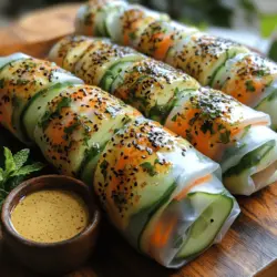 As the sun shines brighter and temperatures rise, there's nothing quite like a light and refreshing dish to cool down those warm summer days. Enter summer rolls—an iconic dish that perfectly embodies the essence of summer, blending fresh ingredients with vibrant flavors. These delightful rolls are not only visually appealing but are also a healthy choice for any meal. Packed with nutritious ingredients like cucumber, avocado, and aromatic herbs, these summer rolls are a celebration of freshness and flavor that can be enjoyed as an appetizer, snack, or light meal.