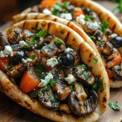 In a culinary landscape that increasingly embraces plant-based options, grilled mushroom pita pockets stand out as a vibrant and satisfying dish. These pockets are not only visually appealing but also packed with flavors and nutrients, making them a fantastic choice for anyone looking to incorporate more vegetables into their diet. The earthy richness of mushrooms combined with the freshness of herbs and spices creates a delightful balance that can satisfy even the most discerning palates.