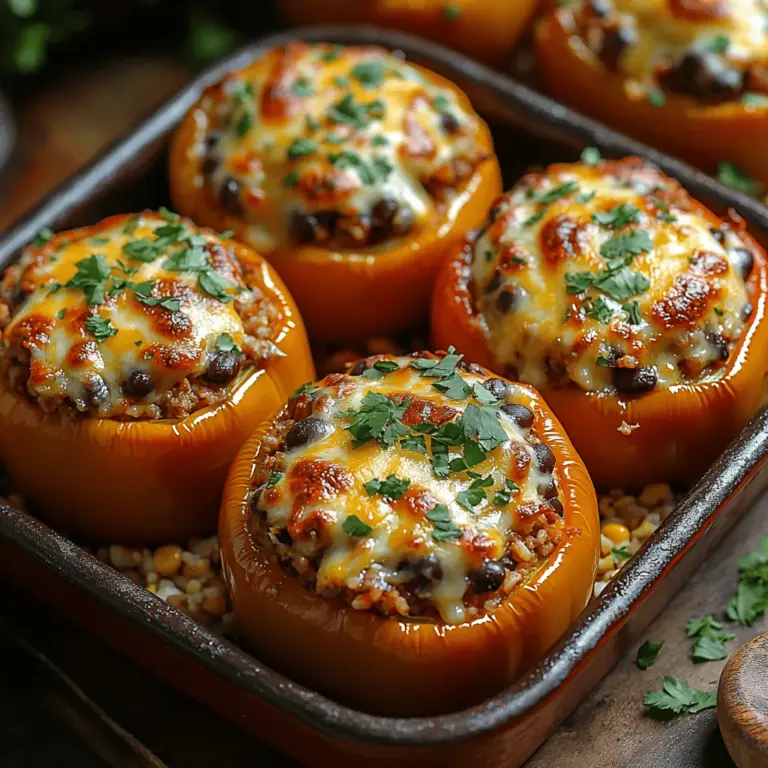 Bell peppers are more than just a pretty vessel for stuffing—they are packed with vitamins and antioxidants. These vibrant vegetables are an excellent source of vitamin C, which plays a crucial role in maintaining a healthy immune system. They also contain vitamin A, which is essential for good vision and skin health, as well as vitamin B6, which aids in brain function and metabolism.