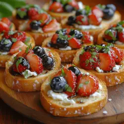 Crostini have become a staple in the world of appetizers, known for their versatility and vibrant flavors. These delightful little bites, with their crisp edges and soft centers, serve as the perfect canvas for a multitude of toppings. Among the myriad of combinations, the Balsamic Berry Bliss Crostini stands out as a harmonious blend of sweet and savory. This unique dish features luscious mixed berries atop creamy goat cheese, all drizzled with rich balsamic reduction.
