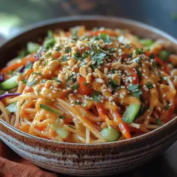 In recent years, noodle bowls have taken the culinary world by storm, becoming a staple in many modern kitchens. Their appeal lies in the delightful combination of flavors, textures, and vibrant colors that appeal to both the eyes and the palate. Whether you’re enjoying a comforting meal at home or seeking a quick yet satisfying option for lunch or dinner, noodle bowls provide a versatile platform for creativity. Among the myriad of variations available, Cozy Peanut Noodle Veggie Bowls stand out as a particularly nutritious and satisfying meal option.