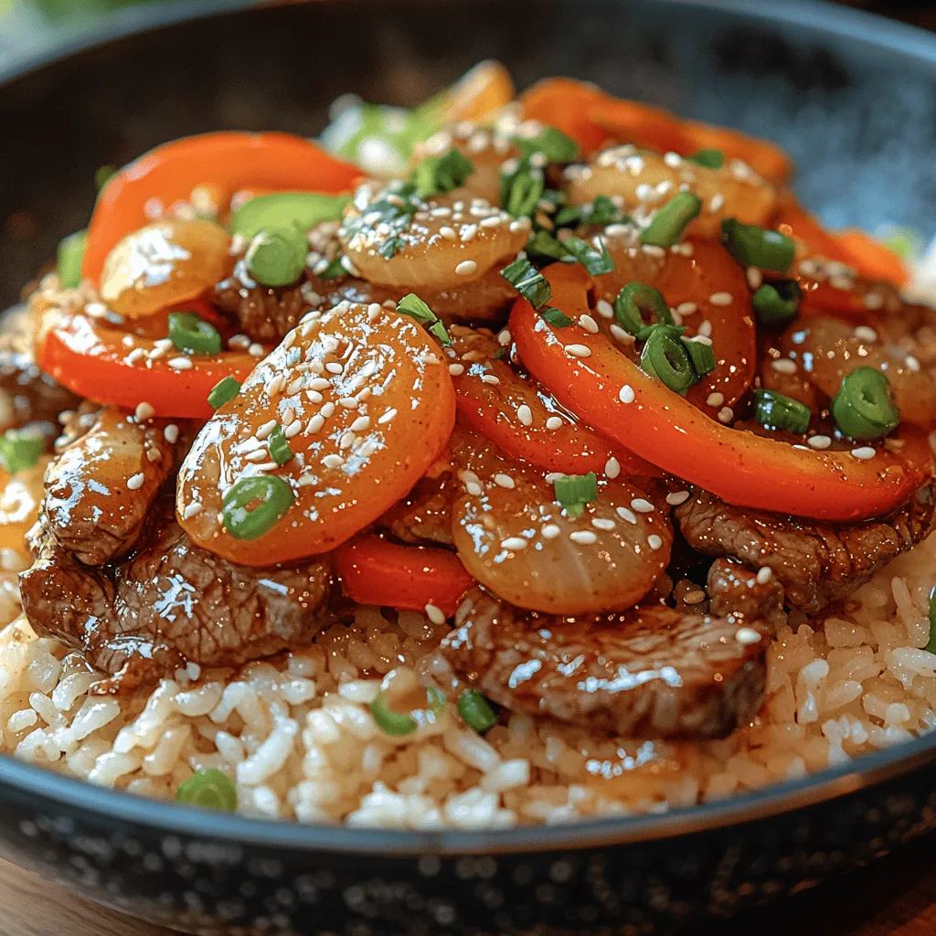 The Sizzle & Spice Beef Stir-Fry is a culinary masterpiece that combines the rich flavors of tender beef with vibrant vegetables, all cooked to perfection in a matter of minutes. This dish is not only a feast for the eyes but also a celebration of textures and tastes that will tantalize your taste buds. Stir-fries have gained immense popularity in contemporary cuisine, and for good reason: they are quick, versatile, and adaptable to various dietary preferences. Whether you're a busy professional seeking a speedy weeknight dinner or a culinary enthusiast eager to experiment with bold flavors, this beef stir-fry is the perfect dish to add to your repertoire.
