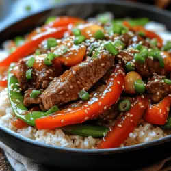 The Sizzle & Spice Beef Stir-Fry is a culinary masterpiece that combines the rich flavors of tender beef with vibrant vegetables, all cooked to perfection in a matter of minutes. This dish is not only a feast for the eyes but also a celebration of textures and tastes that will tantalize your taste buds. Stir-fries have gained immense popularity in contemporary cuisine, and for good reason: they are quick, versatile, and adaptable to various dietary preferences. Whether you're a busy professional seeking a speedy weeknight dinner or a culinary enthusiast eager to experiment with bold flavors, this beef stir-fry is the perfect dish to add to your repertoire.