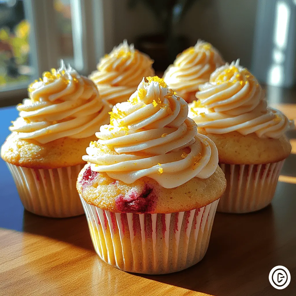In baking, the harmony of flavors is crucial; the right combination can elevate a simple recipe into something extraordinary. The tartness of lemon complements the sweetness of sugar, while the fresh raspberries add a burst of flavor that brightens the entire cupcake. This balance of sweet and tart not only tantalizes the taste buds but also creates a visual feast with the vibrant colors of the raspberries swirling through the light yellow batter.