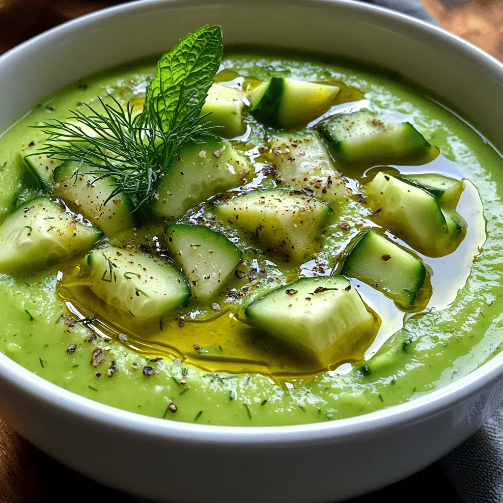 To create a truly exceptional cucumber avocado soup, it’s essential to understand the main ingredients that bring this dish to life. Each component plays a vital role, not only in flavor but also in the soup's health benefits.