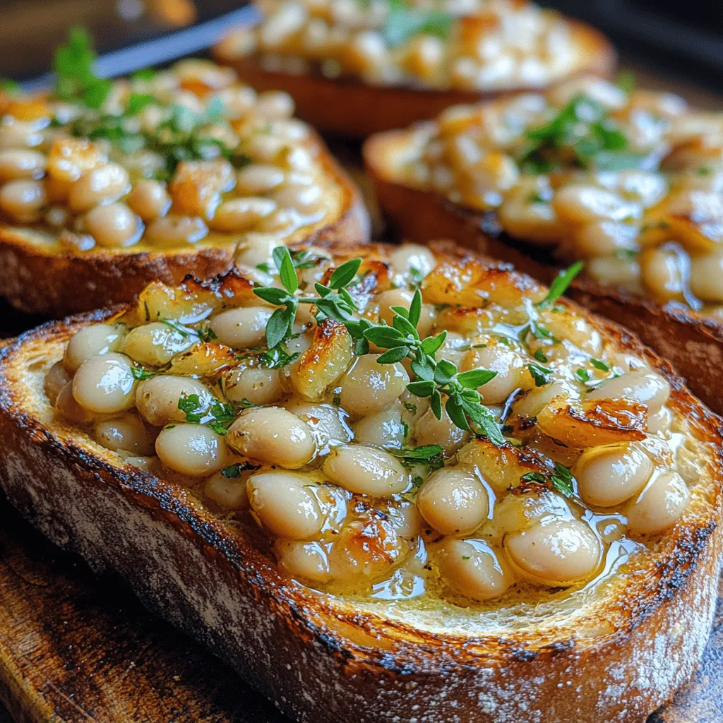 In a world where snacks and light meals are often laden with unhealthy ingredients, finding a healthy yet satisfying option can be a challenge. Enter Savory Roasted Garlic White Bean Toast—a dish that beautifully marries flavor with health benefits. This delectable recipe not only satisfies your cravings but also offers a nutritious boost, making it the perfect choice for any time of the day. Whether you're hosting a gathering, looking for a quick bite, or seeking a light dinner option, this toast can easily fit into any occasion.