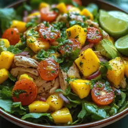 What makes this salad stand out? For starters, its quick preparation time makes it an ideal choice for busy weeknights or leisurely weekends. In just under 30 minutes, you can whip up a meal that is both visually appealing and packed with nutrients. This salad is not only perfect for lunch or dinner but also makes a delightful addition to picnics, potlucks, or any gathering where good food is celebrated.