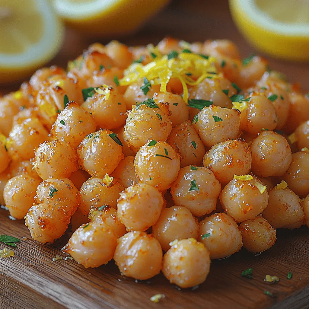 In recent years, plant-based snacking has surged in popularity, driven by a growing awareness of health and sustainability. As more individuals seek alternatives to traditional snacks, options that are both nutritious and satisfying have become essential. Roasted chickpeas have emerged as a standout choice, offering a crunchy texture and a flavor that can easily be tailored to individual preferences. Among the many variations, Zesty Lemon Garlic Roasted Chickpeas shine as a particularly delightful option, combining the bright zestiness of lemon with the savory depth of garlic.