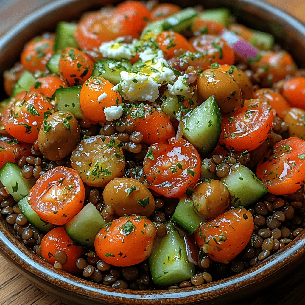 In today’s health-conscious world, the Crunchy Mediterranean Lentil & Veggie Salad stands out as a vibrant, nutrient-packed dish that caters to a wide array of dietary preferences. With its colorful medley of fresh vegetables and hearty lentils, this salad offers a delightful combination of flavors and textures that not only satisfy the palate but also promote overall well-being. As the Mediterranean diet continues to gain popularity for its emphasis on fresh, wholesome ingredients, this salad becomes a perfect embodiment of those principles.