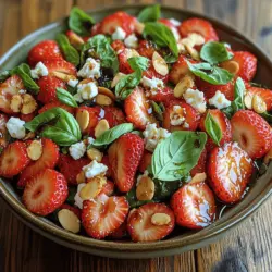 Strawberries are known for their sweet, juicy flesh, while basil brings an aromatic, peppery note that adds depth to any dish. Together, they create a symphony of flavors that dance on the palate. The natural sweetness of the strawberries balances perfectly with the herbaceous freshness of the basil, making each bite a delightful experience. This unique pairing is a celebration of fresh ingredients, and it exemplifies how combining contrasting flavors can elevate a simple dish into something extraordinary.