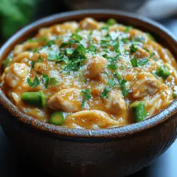 In the world of comforting pasta dishes, few can rival the creamy allure of Creamy Parmesan Orzo with Chicken and Asparagus. This dish perfectly embodies the essence of home-cooked meals, combining tender orzo pasta with juicy chicken and vibrant asparagus in a luscious, rich sauce. As you twirl your fork through the creamy goodness, you’ll find a delightful balance between the comforting texture of the pasta and the fresh crunch of asparagus, making it an ideal choice for family dinners or special occasions.