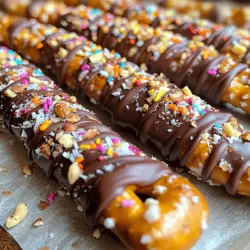 Chocolate-covered treats have long been a favorite among dessert enthusiasts, known for their delightful combination of crunchy and creamy textures that tantalize the taste buds. Among these beloved confections, Chocolate Covered Pretzel Rods stand out as a unique and fun option that combines the salty crunch of pretzels with the rich sweetness of chocolate. This easy-to-follow recipe for Crunchy Chocolate Delight not only satisfies your sweet tooth but also offers a creative outlet for anyone looking to make a special treat for various occasions.