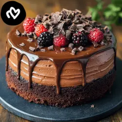 If there’s one dessert that epitomizes indulgence, it’s the Decadent Chocolate Mousse Layer Cake. This stunning confection is not just a feast for the eyes; it’s a symphony of rich flavors and luscious textures that dance on your palate. The layers of moist chocolate cake harmoniously blend with smooth, airy chocolate mousse, creating an unforgettable experience for chocolate lovers.