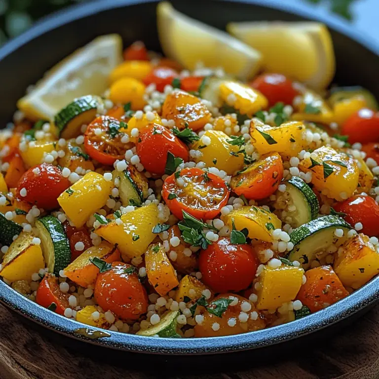 In the ever-evolving world of culinary delights, the roasted veggie couscous skillet stands out as a vibrant, nutritious, and easy-to-make dish that caters to a variety of dietary preferences. This dish is not only appealing to health-conscious eaters but also to vegetarians and anyone seeking a quick and satisfying weeknight meal. The beauty of the roasted veggie couscous skillet lies in its versatility; it can be customized based on seasonal vegetables, personal tastes, and pantry staples.