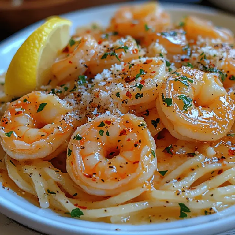 Garlic Butter Shrimp Scampi is a timeless classic that hails from Italian cuisine, celebrated for its bold flavors and simple yet elegant preparation. This dish showcases the harmonious combination of succulent shrimp, aromatic garlic, and rich butter, typically served over a bed of pasta. The allure of Garlic Butter Shrimp Scampi lies not only in its delightful taste but also in its versatility—perfect for impressing guests at special occasions or for a comforting weeknight dinner.