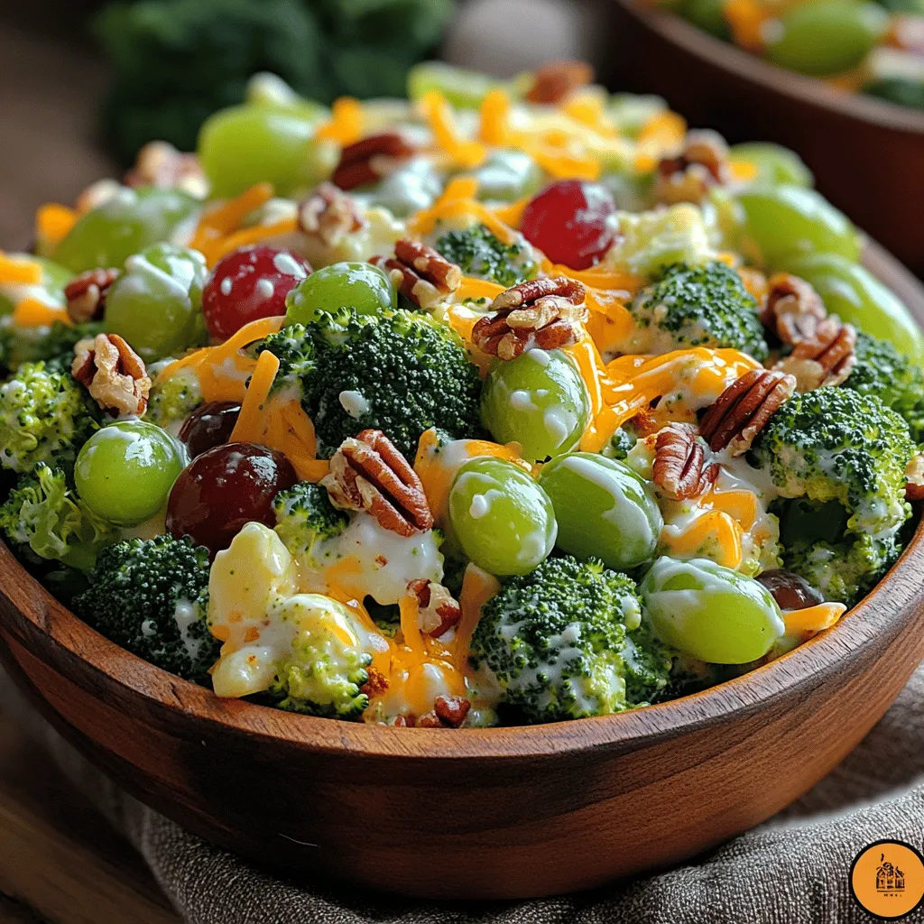 To fully appreciate the Creamy Broccoli Grape Salad, it's essential to understand the role each ingredient plays in the final dish. Let’s explore them in detail: