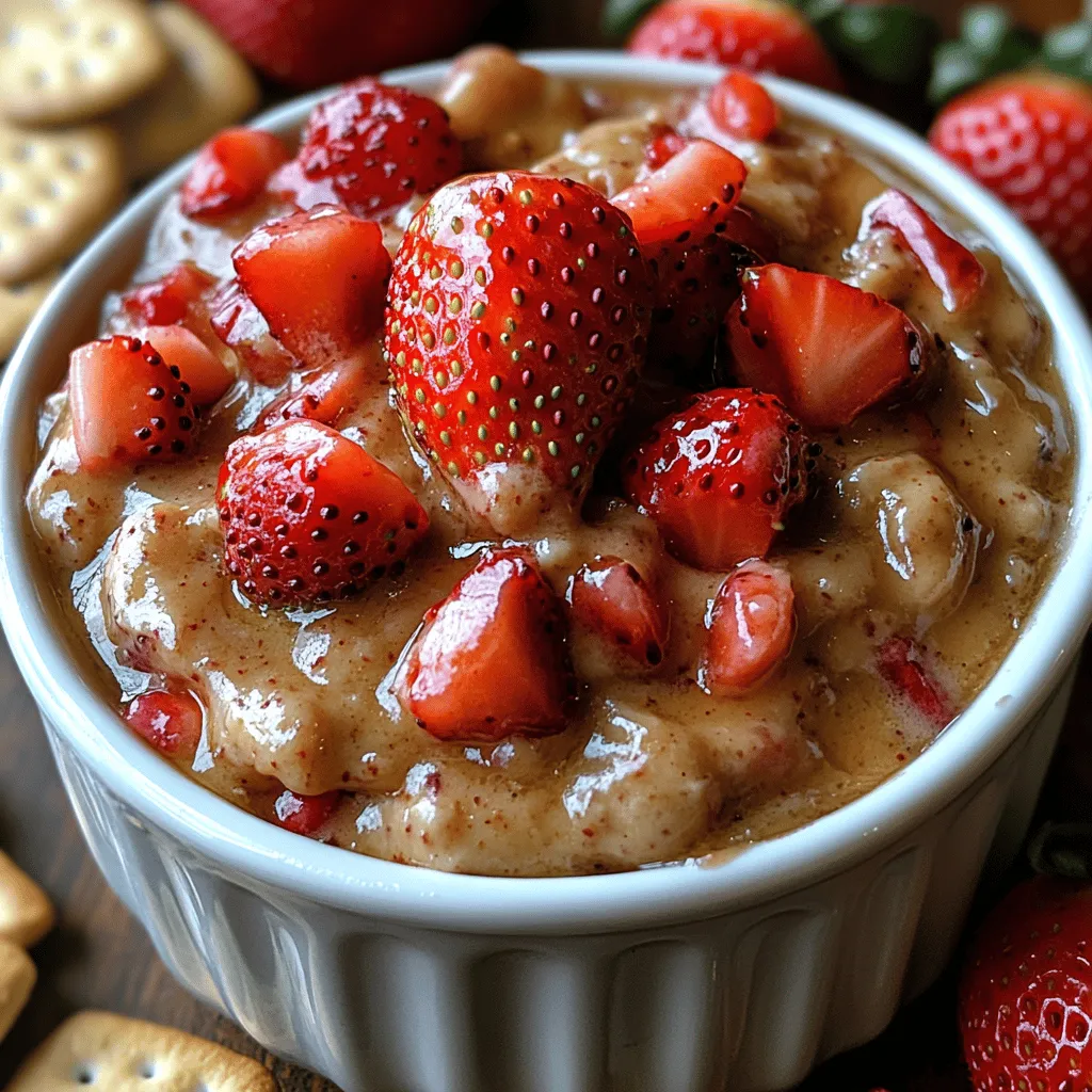 To create the perfect Strawberry Bliss Cream Cheese Dip, it's essential to understand the role each ingredient plays. From the creamy base to the sweet strawberries, every element contributes to the dip's overall appeal and flavor.