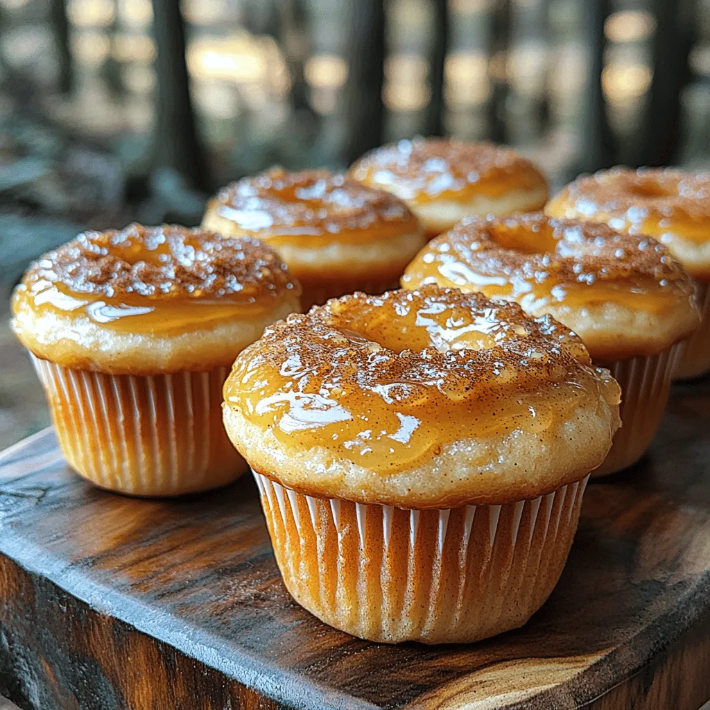 Imagine biting into a warm, fluffy muffin that captures the essence of your favorite donut. This is precisely what <strong>maple glazed donut muffins</strong> deliver: a delightful fusion of classic donuts and buttery muffins, creating a treat that is perfect for breakfast or as an indulgent snack. The enticing aroma of these muffins wafting through your kitchen will not only evoke fond memories but also entice anyone nearby to join in the deliciousness.” /></p>
</p>
<p><strong>Mixing Wet Ingredients</strong></p>
</p>
<p>The foundation of any great muffin lies in the quality of its batter, and for our Maple Glazed Donut Muffins, the wet ingredients play a crucial role. Begin by gathering your wet ingredients: eggs, unsweetened applesauce, milk, and maple syrup. The key to a smooth batter is in the whisking. Use a medium-sized mixing bowl and a whisk to combine these ingredients thoroughly. Start by whisking the eggs until they are frothy, which helps to incorporate air into the mixture, contributing to a light and fluffy muffin. Gradually add the applesauce, milk, and maple syrup, continuing to whisk until everything is well combined. The goal is to achieve a homogenous mixture that is free of lumps, ensuring even distribution of flavors throughout the muffins.</p>
</p>
<p><strong>Combining Mixtures</strong></p>
</p>
<p>Once your wet ingredients are perfectly blended, it’s time to integrate them with the dry ingredients. Pour the wet mixture into the bowl containing your dry ingredients—flour, baking powder, baking soda, and spices. Here, you must exercise caution. Using a spatula or wooden spoon, gently fold the wet ingredients into the dry ingredients until just combined. It’s essential to avoid overmixing at this stage; doing so can lead to dense, tough muffins instead of the desired light and airy texture. Mix until you see no dry flour, but it’s okay if a few small lumps remain. Remember, the batter should not be perfectly smooth, as this indicates overmixing.</p>
</p>
<p><strong>Filling the Muffin Tin</strong></p>
</p>
<p>Now that you have a well-prepared batter, it’s time to fill the muffin tin. For best results, use a standard 12-cup muffin pan and line it with paper liners or grease it lightly. To achieve that iconic dome shape that makes muffins so appealing, fill each muffin cup about two-thirds full. This allows the batter to rise beautifully without spilling over. A handy tip is to use an ice cream scoop or a measuring cup for uniformity in portion sizes. This not only ensures even baking but also gives your muffins a professional appearance.</p>
</p>
<p><strong>Baking Process</strong></p>
</p>
<p>With the muffin tin filled, it’s time to bake these delicious donut muffins. Preheat your oven to 375°F (190°C) and place the muffin tin in the center of the oven. Bake for about 15 to 18 minutes, but keep a close eye on them as oven temperatures can vary. To check for doneness, insert a toothpick into the center of a muffin; it should come out clean or with just a few moist crumbs clinging to it. If the toothpick comes out with wet batter, give them a few more minutes in the oven. Once baked, remove the muffins from the oven and allow them to cool in the pan for about 5 minutes before transferring them to a wire rack to cool completely.</p>
</p>
<p><strong>Preparing the Glaze</strong></p>
</p>
<p>While the muffins are cooling, you can prepare the maple glaze that will take these treats to the next level. In a small bowl, combine powdered sugar with pure maple syrup. Start with a cup of powdered sugar and gradually add maple syrup, whisking until smooth. The consistency should be thick enough to coat the back of a spoon but thin enough to drizzle off. If the glaze is too thick, add a splash of milk or more maple syrup until you reach your desired consistency. Conversely, if it’s too thin, add a little more powdered sugar until it thickens up. This glaze not only adds sweetness but also gives your muffins that signature donut-like finish.</p>
</p>
<p><strong>Cooling and Glazing</strong></p>
</p>
<p>Once your muffins have cooled to room temperature, it’s time to apply the glaze. Ensure that the muffins are completely cool, as glazing warm muffins can cause the glaze to slide right off, making for a messy presentation. To glaze the muffins, you can either dip the tops of the muffins directly into the glaze or use a spoon to drizzle it over the tops. Allow the glaze to set for a few minutes before serving, which will create a lovely sheen and enhance the overall appearance of your muffins.</p>
</p>
<p><strong>Serving Suggestions and Pairings</strong></p>
</p>
<p>These Maple Glazed Donut Muffins are incredibly versatile and can be enjoyed in various ways. They are best served warm or at room temperature, making them an excellent choice for breakfast or as an afternoon snack. For a delightful brunch gathering, consider pairing them with freshly brewed coffee, a selection of teas, or a glass of cold milk. The sweetness of the muffins complements the rich flavors of coffee and the lightness of tea, creating a harmonious balance.</p>
</p>
<p>These muffins are perfect for special occasions, such as birthday brunches, holiday gatherings, or simply as a treat to brighten up a regular weekday morning. Their appealing appearance and comforting flavors are sure to impress family and friends alike.</p>
</p>
<p><strong>Nutritional Insights</strong></p>
</p>
<p>These delightful muffins not only satisfy your sweet tooth but also bring some nutritional benefits to the table. By incorporating unsweetened applesauce, you reduce the amount of refined sugar typically found in traditional muffin recipes. Applesauce adds natural sweetness and moisture, allowing for a healthier alternative without compromising flavor. Additionally, using pure maple syrup provides antioxidants and minerals like manganese and zinc, further enhancing the nutritional profile.</p>
</p>
<p>When considering portion sizes, these muffins are quite filling due to their wholesome ingredients. Enjoying one or two muffins can fit seamlessly into a balanced diet, especially when paired with protein-rich foods like yogurt or eggs during breakfast. Their homemade nature allows you to control what goes into them, making them a healthier choice compared to store-bought alternatives.</p>
</p>
<p><strong>Conclusion</strong></p>
</p>
<p>Maple Glazed Donut Muffins are a delightful combination of flavor and texture, bringing the joy of baking right into your home. Their simplicity makes them a perfect recipe for both novice bakers and seasoned pros looking to whip up something special. With their sweet maple glaze and comforting muffin base, they are ideal for sharing with loved ones during breakfast gatherings, brunches, or simply as an indulgent afternoon snack.</p>
</p>
<p>Baking these muffins is not just about following a recipe; it’s about embracing creativity in the kitchen and crafting a treat that can bring smiles to faces. As you enjoy the process of making these delicious muffins, remember to take a moment to savor the experience and the memories created in the kitchen. So roll up your sleeves, gather your ingredients, and enjoy the process of creating your very own batch of Maple Glazed Donut Muffins.</p>
</div>