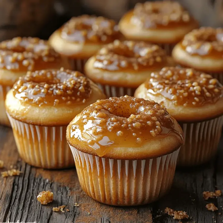 Imagine biting into a warm, fluffy muffin that captures the essence of your favorite donut. This is precisely what maple glazed donut muffins deliver: a delightful fusion of classic donuts and buttery muffins, creating a treat that is perfect for breakfast or as an indulgent snack. The enticing aroma of these muffins wafting through your kitchen will not only evoke fond memories but also entice anyone nearby to join in the deliciousness.
