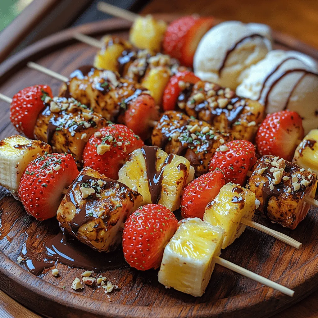 Kabobs have surged in popularity as a creative way to present food, and desserts are no exception. These skewered delights provide a unique twist on traditional desserts, making them visually appealing and incredibly easy to serve. The kabob format encourages a sense of playfulness, inviting people to grab a stick and indulge in a variety of flavors and textures.