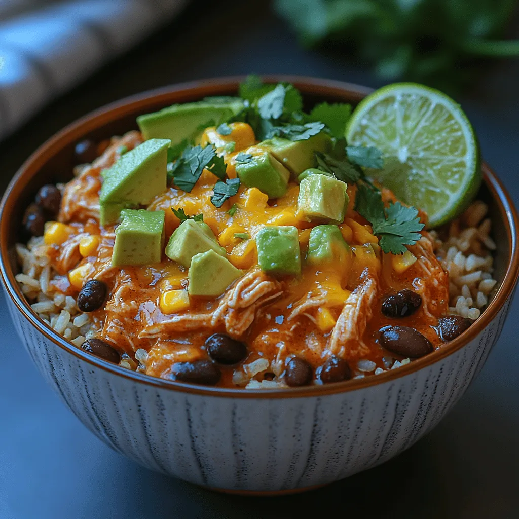 When it comes to presenting your Zesty Healthy Chicken Enchilada Bowls, the art of assembly plays a crucial role in both visual appeal and flavor balance. Start by layering your ingredients mindfully, as this not only enhances the dish's aesthetics but also ensures that every bite is a harmonious blend of flavors and textures.