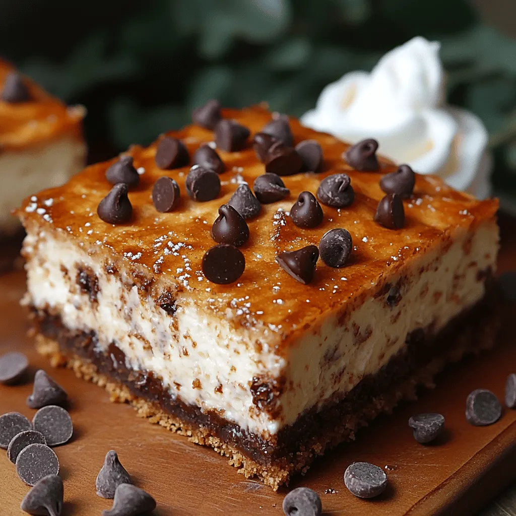 If you’re a dessert lover, there’s a good chance that cheesecake holds a special place in your heart. Its creamy texture and rich flavor make it a timeless favorite among many. However, as culinary trends evolve, dessert enthusiasts are constantly on the lookout for innovative ways to enjoy their beloved treats. Enter the Heavenly Chocolate Chip Cheesecake Bars—a modern twist on traditional cheesecake that combines the luxurious creaminess of cheesecake with the indulgent sweetness of chocolate chips, all encapsulated in a convenient, hand-held bar form.