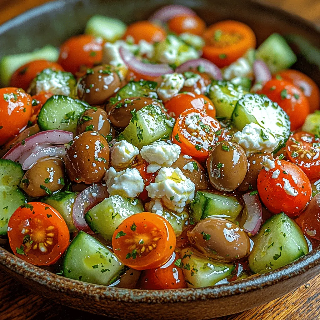 As summer approaches, the desire for light, refreshing meals becomes irresistible. The Refreshing Cucumber Feta Fiesta salad emerges as a delightful solution to satisfy those cravings. This vibrant salad combines crisp cucumbers, tangy feta cheese, and a medley of colorful vegetables, creating a dish that is not only visually appealing but also bursting with flavor. With its combination of textures and tastes, this salad is perfect for summer gatherings, picnics, or simply as a healthy side dish to accompany your favorite grilled meats.