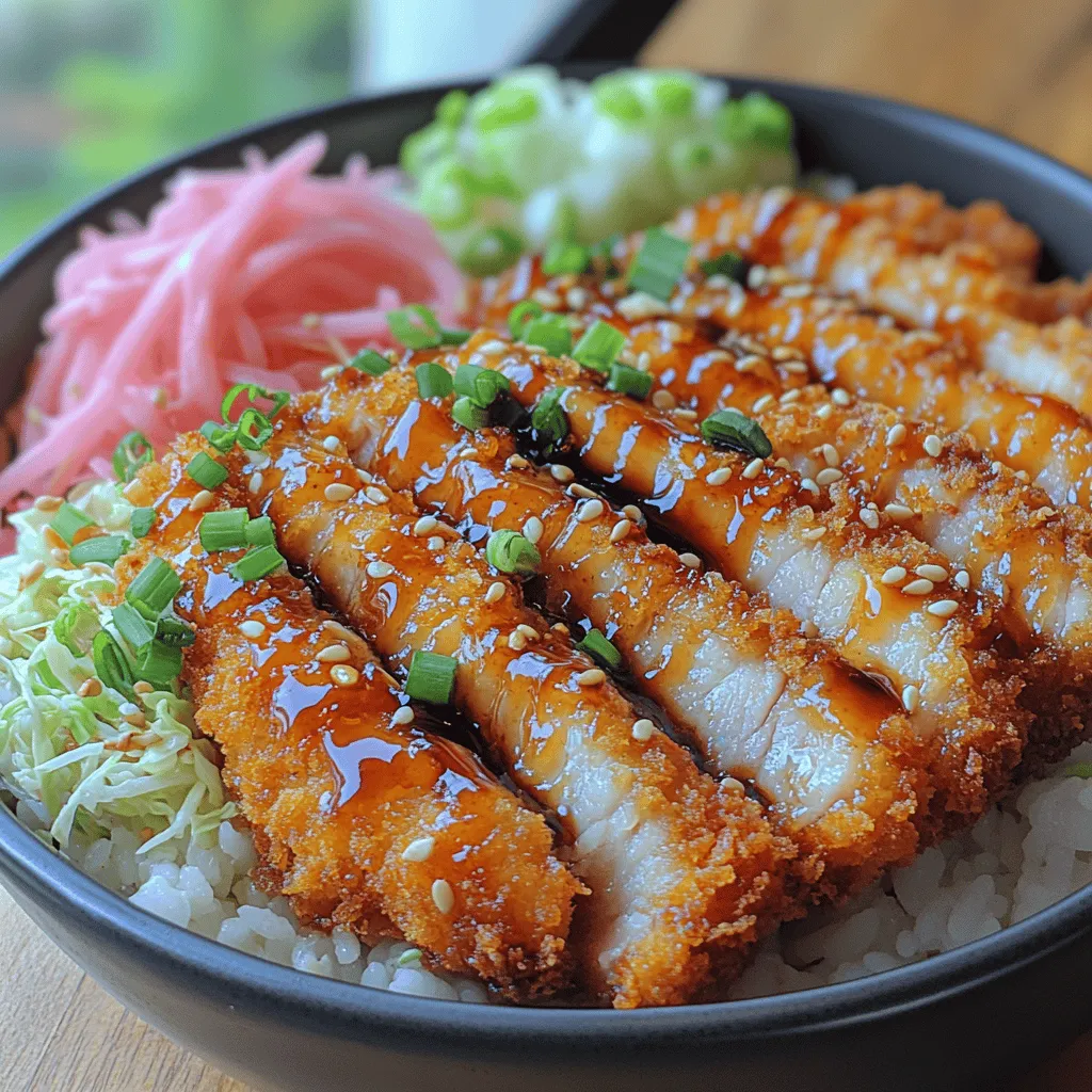 Tonkatsu Katsu Bowls are a beloved dish in Japanese cuisine, known for their crispy texture and rich flavors. This comforting meal combines tender, breaded pork cutlets with a flavorful tonkatsu sauce, served over a bed of fluffy Japanese rice and fresh vegetables. Each bite of this dish offers a symphony of textures and tastes, making it a favorite for many. Whether enjoyed at a local izakaya or made at home, tonkatsu katsu bowls provide a heartwarming experience that transcends mere sustenance.