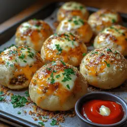 In recent years, there has been a noticeable rise in the popularity of creative appetizers and comfort food that delight the senses and cater to diverse palates. As food enthusiasts increasingly seek innovative ways to enjoy classic dishes, the emergence of unique recipes has captured the hearts of many home cooks. Among these culinary creations, Garlic Parmesan Cheeseburger Bombs stand out as a delicious fusion of flavors that combines the beloved cheeseburger with the irresistible charm of bite-sized treats.
