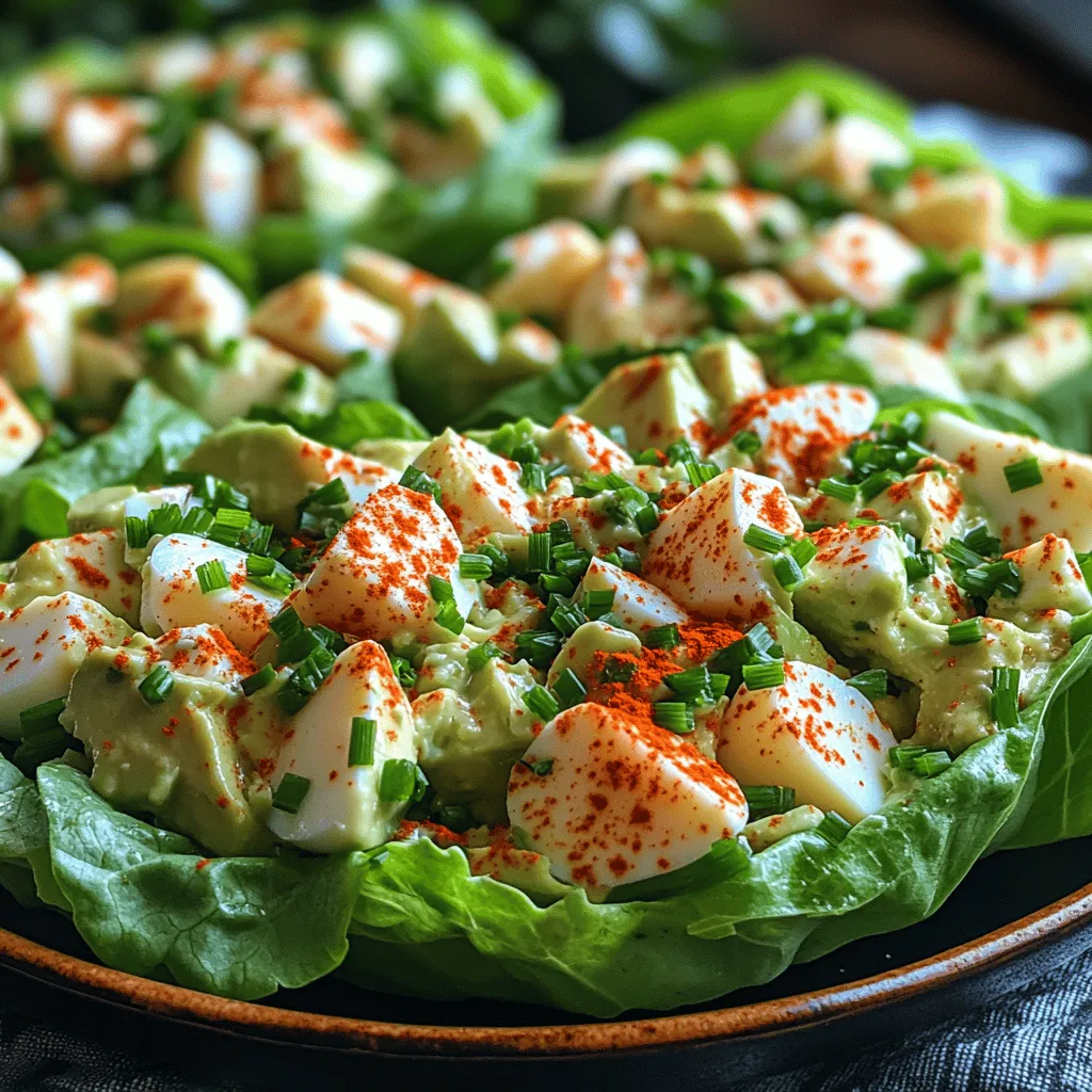 In the world of healthy eating, the creamy avocado egg salad lettuce cups stand out as a delightful and nutritious choice. This recipe offers a refreshing twist on traditional egg salad, combining the rich creaminess of ripe avocados with the satisfying protein of eggs. Perfect for a light lunch, a picnic, or an elegant brunch, these lettuce cups not only tantalize the taste buds but also bring a burst of color and freshness to your table.