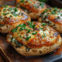 The Savory Mushroom & Herb Stuffed Chicken Breast is not just a meal; it’s an experience that combines tender chicken with a rich and flavorful filling. Perfect for weeknight dinners or special occasions, this dish brings together the earthy flavors of mushrooms, the freshness of herbs, and the creaminess of cheese. If you are looking to impress guests at a dinner party or simply enjoy a comforting home-cooked meal, this stuffed chicken breast is an excellent choice.