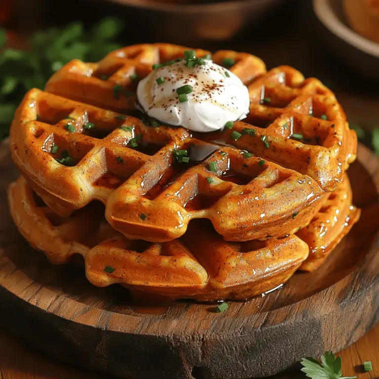 In the world of breakfast, waffles have long been a beloved staple, often associated with sweet toppings like syrup, fruits, and whipped cream. However, the culinary landscape is evolving, and the traditional waffle is undergoing a delicious transformation. Enter savory sweet potato waffles—a delightful and nutritious option that blends the natural sweetness of sweet potatoes with savory ingredients, creating a perfect balance of flavors. These waffles not only offer a unique twist on the classic breakfast dish but also pack a nutritional punch, making them an ideal choice for any meal of the day.
