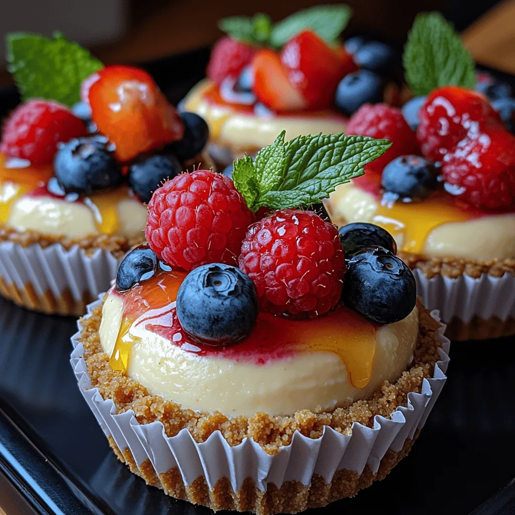 Mini cheesecakes are a versatile and delightful dessert that has captured the hearts of many dessert lovers. With their creamy texture and buttery crust, these bite-sized treats are not only delicious but also visually appealing. Cheesecakes have a long history, dating back to ancient Greece, where they were first served to athletes at the first Olympic Games. Over the centuries, this beloved dessert has evolved into various forms, but the classic cheesecake remains a favorite. In this recipe, we’ll explore how to create mini cheesecakes with a twist, incorporating fresh berries and a hint of lemon for a zesty flavor that will elevate your dessert game.