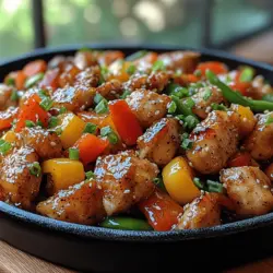 If you're in search of a dish that tantalizes your taste buds with a perfect blend of sweetness and spiciness, look no further than Sweet & Spicy Chicken Stir Fry. This delightful recipe captures the essence of Asian cuisine while offering a unique twist that makes it an instant favorite among family and friends. The sweet notes from honey perfectly balance out the heat from sriracha, creating a mouthwatering experience that leaves you craving more. The freshness of vibrant vegetables not only enhances the flavor profile but also adds a nutritional punch, making this stir fry a wholesome choice for any meal.