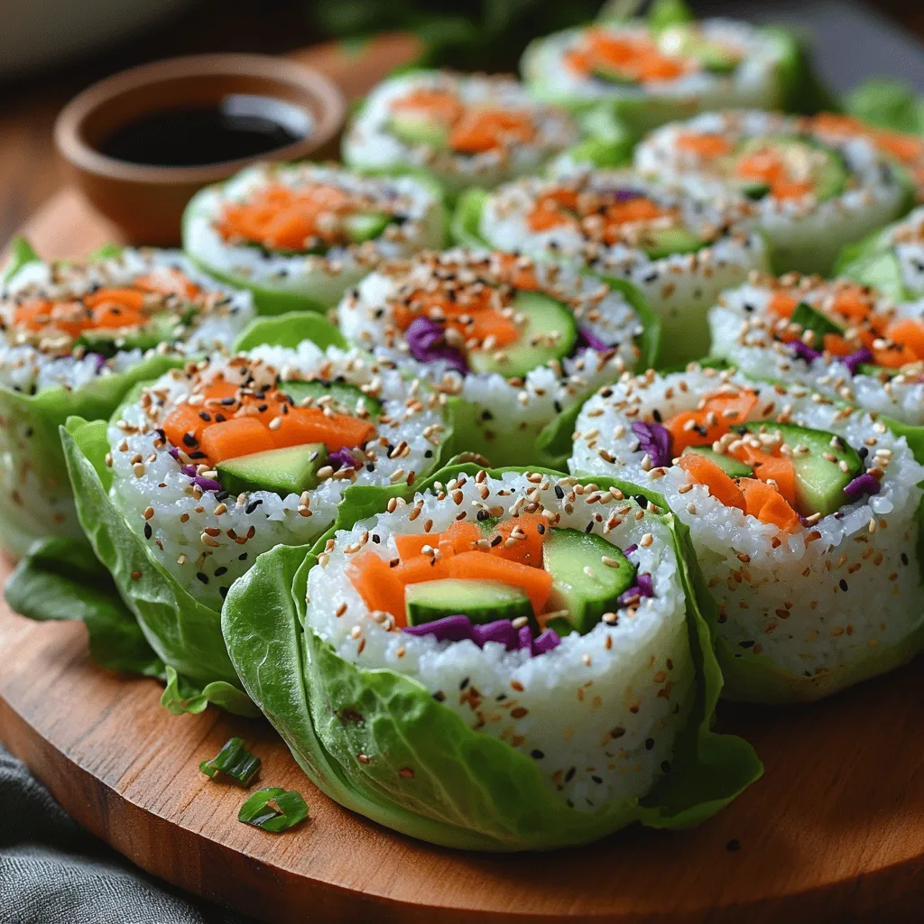 Sushi has long been a beloved dish worldwide, with its unique combination of flavors and textures. Over the years, the concept of sushi has evolved beyond traditional rolls, giving rise to a creative and healthier alternative: sushi wraps. Rainbow Sushi Lettuce Wraps are a fresh, vibrant twist on classic sushi that not only tantalizes the taste buds but also appeals to health-conscious eaters. By using crisp lettuce instead of rice paper or nori, these wraps are not only gluten-free but also lower in calories, making them a perfect option for those seeking light yet flavorful meals.