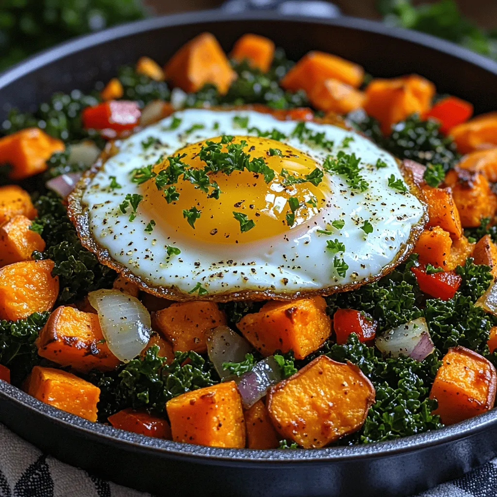In the world of savory dishes, finding meals that not only satisfy hunger but also offer a wealth of nutritional benefits can be a delightful challenge. One such dish that strikes the perfect balance between taste and health is the Savory Sweet Potato Kale Hash. This vibrant dish is not just a feast for the eyes; it's also a powerhouse of nutrients, making it an ideal choice for breakfast, lunch, or dinner.