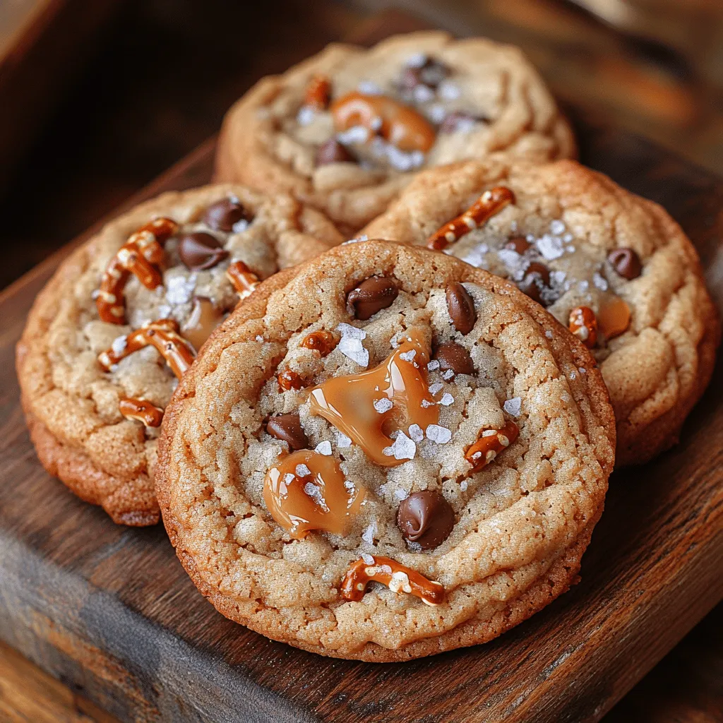 Cookies have long been a cherished treat across cultures, beloved for their versatility and the comfort they bring. From classic chocolate chip to exotic flavors like matcha and lavender, the cookie landscape is vast and varied. However, the Crunchy Cookies with a Salted Caramel Twist stand out as a delightful fusion of flavors that elevates the humble cookie to new heights. This recipe skillfully combines the sweetness of caramel with the savory crunch of pretzels, creating a cookie that tantalizes the taste buds and offers a unique snacking experience.