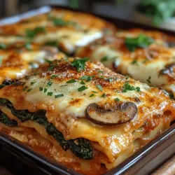 Creating a remarkable Savory Spinach & Mushroom Lasagna starts with understanding the core components of the dish. Each ingredient plays a crucial role in flavor, texture, and nutrition, making it essential to choose the best options available. Here’s a closer look at the key ingredients that will come together to form this delicious dish.