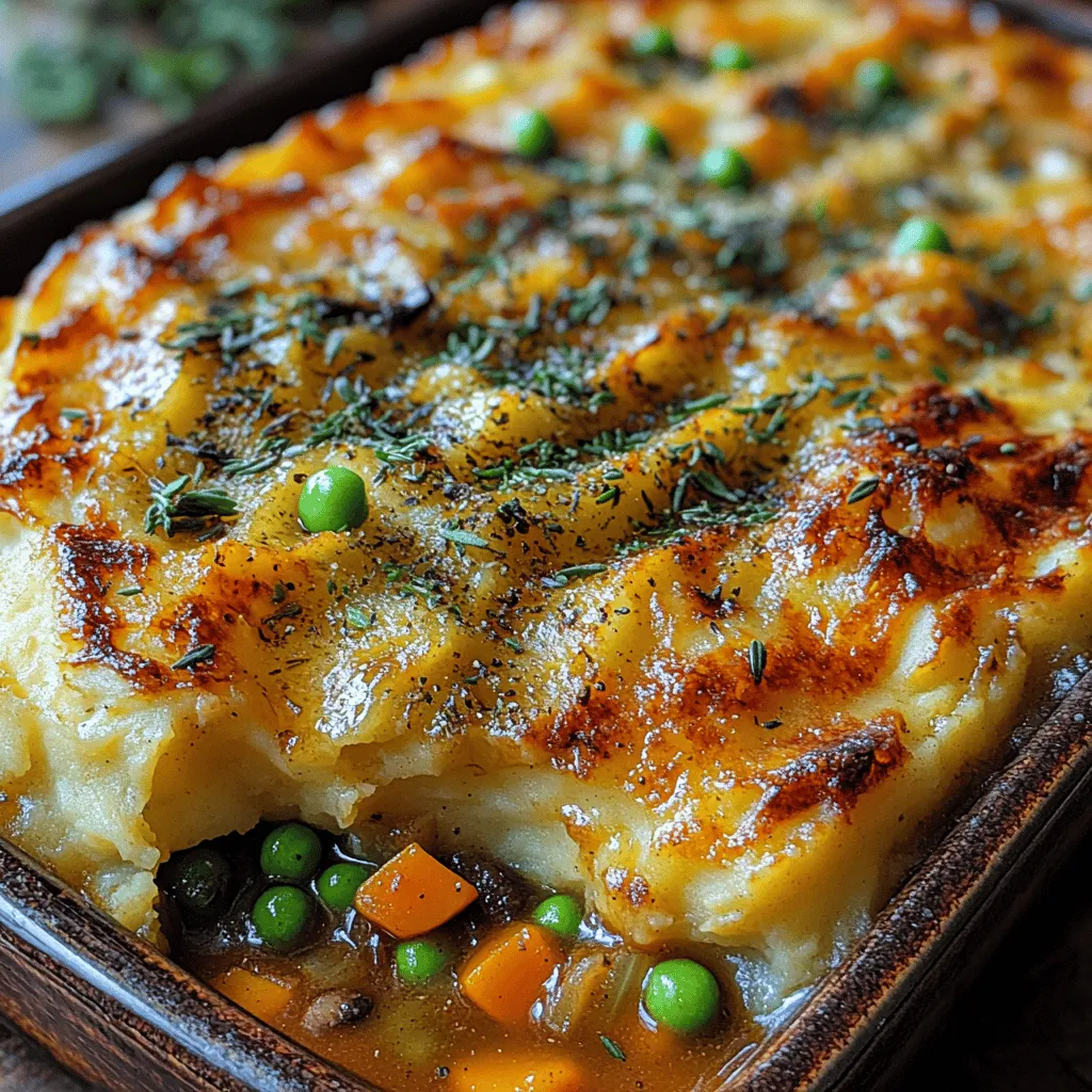 In a world where plant-based diets are gaining traction, finding satisfying and delicious meals can be a delightful journey. The Hearty Vegan Shepherd's Pie Delight is an ideal representation of how vibrant and fulfilling vegan cuisine can be. This comforting dish, rooted in tradition, offers a rich filling of lentils and vegetables topped with creamy mashed potatoes. It’s not only a feast for the palate but also a nourishing option for those looking to enjoy a wholesome meal without animal products.