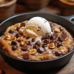 So, what exactly is a skillet cookie? Unlike traditional cookies that are baked individually on a cookie sheet, a skillet cookie is a thick, chewy cookie baked in a cast-iron skillet or oven-safe pan. This method results in a unique texture that combines the soft, gooey center of a cookie with a slightly crisp outer edge, creating an irresistible contrast in every bite.