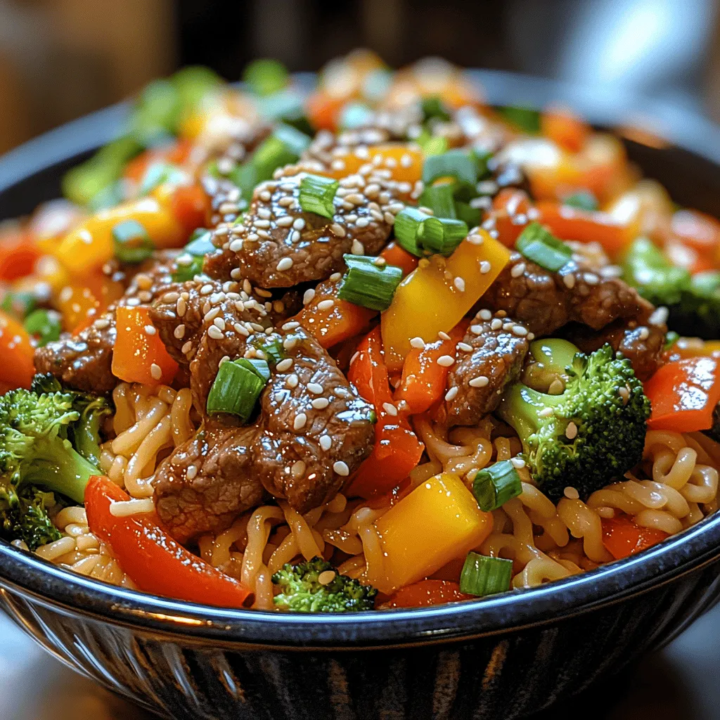 Sizzling Beef Noodle Delight is more than just a meal; it's a vibrant and flavorful journey that brings the essence of Asian cuisine right into your home. This dish is a delightful fusion of tender beef, crisp vegetables, and perfectly cooked noodles that not only tantalizes your taste buds but also warms your heart. Whether you're looking for a quick weeknight dinner or a special dish to impress your guests, this recipe is versatile enough to fit any occasion.