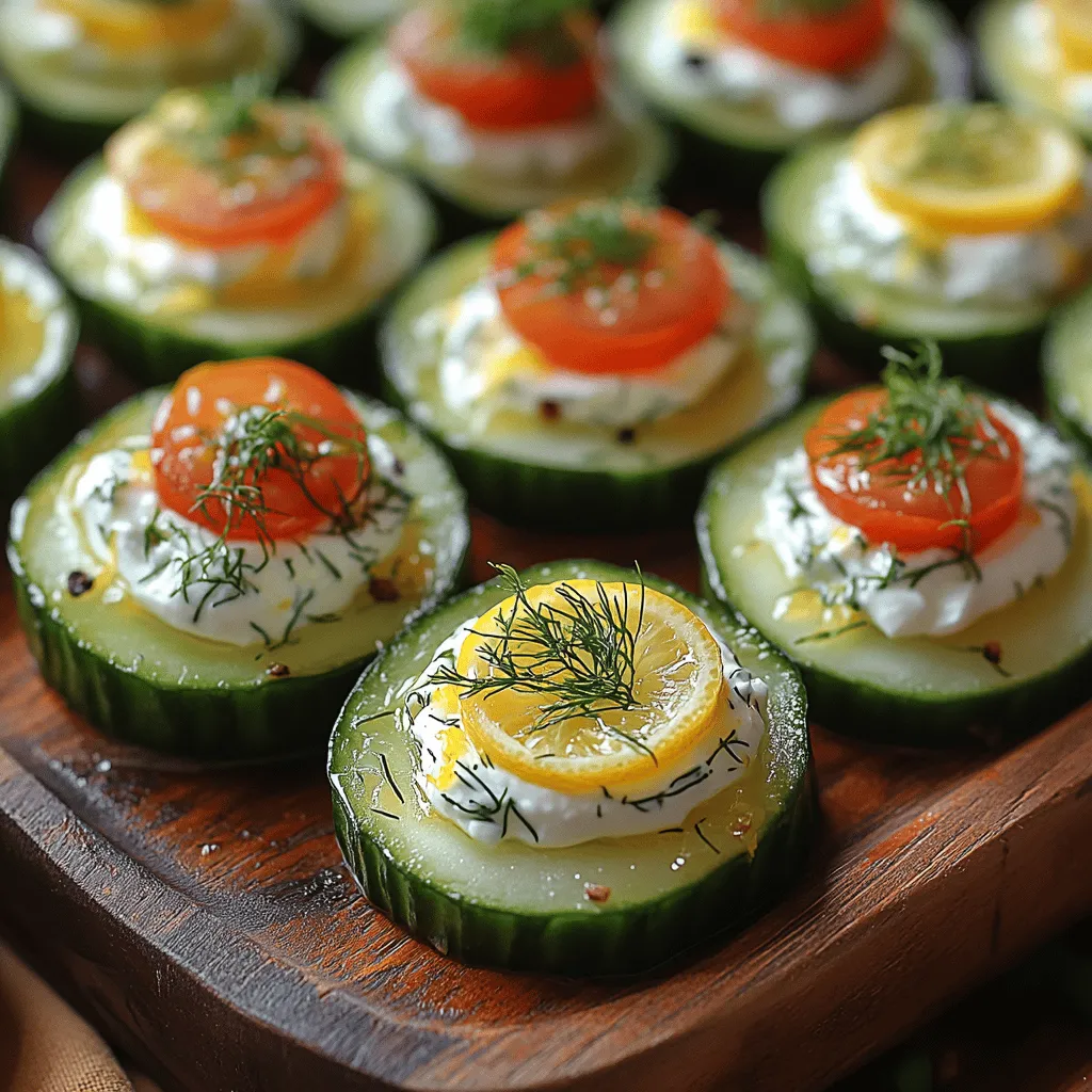 The success of any recipe hinges on the quality and freshness of its ingredients. This is particularly true for Lemon Dill Cucumber Bites, where each component contributes to the overall flavor and texture. Let's take a closer look at the key ingredients that make this dish so special.