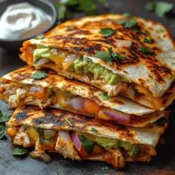 In the world of culinary delights, few dishes capture the heart and palate quite like quesadillas. Among the many variations, creamy avocado chicken quesadilla melts stand out as a perfect blend of flavors and textures. These delectable treats are not only bursting with taste but also provide a satisfying meal option that is both quick to prepare and delightful to enjoy. Whether you're looking for a speedy dinner on a busy weeknight or a crowd-pleasing dish for casual gatherings, these quesadilla melts are sure to impress.