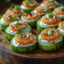 In a world where healthy eating is becoming increasingly essential, the demand for fresh and nutritious appetizers is on the rise. Refreshing snacks not only tantalize our taste buds but also provide the essential nutrients our bodies crave. Among the myriad of appetizer options available, Spicy Tuna Cucumber Bites stand out as a remarkable choice, blending vibrant flavors with health benefits. These delightful bites elevate the traditional tuna salad experience, transforming it into a visually appealing and satisfying snack.