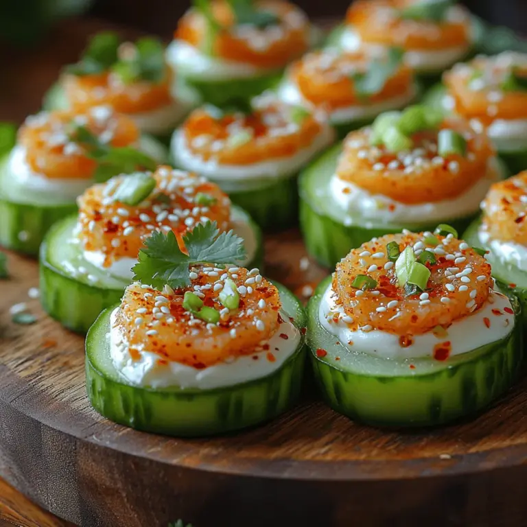 In a world where healthy eating is becoming increasingly essential, the demand for fresh and nutritious appetizers is on the rise. Refreshing snacks not only tantalize our taste buds but also provide the essential nutrients our bodies crave. Among the myriad of appetizer options available, Spicy Tuna Cucumber Bites stand out as a remarkable choice, blending vibrant flavors with health benefits. These delightful bites elevate the traditional tuna salad experience, transforming it into a visually appealing and satisfying snack.